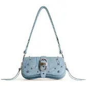 JW PEI Borsa A Tracolla Joy Denim Effect