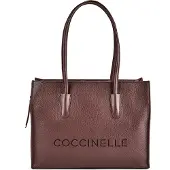 Coccinelle Myrtha Borsa shopper Vera Pelle 36 cm rosso