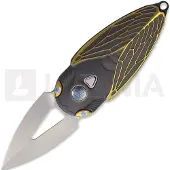 Rike Knife Coltello pieghevole Cicada Button Lock Gray
