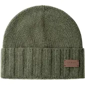 Hackett per uomo. HM0400107 Berretto Cashmere verde oliva (OSFA), Casual, Chachemire