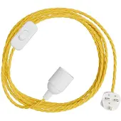 Creative Cables Portalampada Con Cavo Snakebis Twisted E14