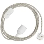 Creative Cables Portalampada Con Cavo Snakebis Twisted E14