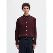 Selected Camicia A Maniche Lunghe Uomini Rosso XL