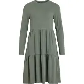 Vila Vihollie Maniche Lunghe Vestito Corto