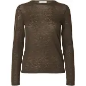 Selected Pullover Donne Marrone L
