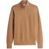 Tommy Hilfiger Maglione Con Mezza Zip Pima Org Ctn Mock