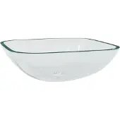 vidaXL WASHBAIN 42x42x14 cm Vetro trasparente