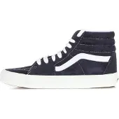 Vans Scarpa Alta Uomo Sk8-hi (pig Suede) Mid Blue/white