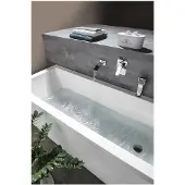 Hak Vasca rettangolare NOEMI 180x80x39 cm, bianca