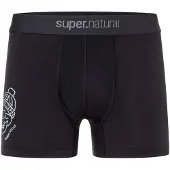 Super.natural Tundra175 Frosty Boxer Mutande Uomo (L, nero)