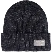 Maximo Kid's Rippen Beanie m. Umschlag Berretto Bambini (51-53 cm, nero)