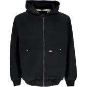 Dickies Giubbotto Uomo Hooded Duck Canvas Jacket Black