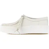 Clarks Scarpa Lifestyle Donna W Wallabee Cup White/nubuck