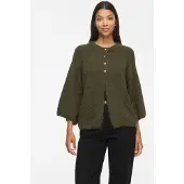 Vila Vibows Maniche A 3/4 Cardigan A Maglia