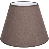 Duolla Paralume Cone, marrone, altezza 30 cm, tessuto