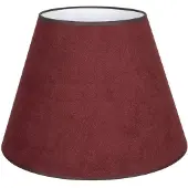Duolla Paralume Cone, rosso scuro, altezza 30 cm, tessuto