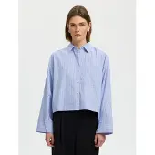 Selected Camicia Cropped Donne Blu 38