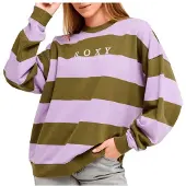 Roxy Women's Strictly Stripes Oversized Maglione Donna (XL, variopinto)