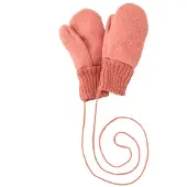 Disana Kids' Boiled Wool Gloves Guanti Bambini (2, rosso)