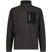 CMP Jacket Giacca in pile Uomo (58, nero)
