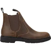 BOSS per uomo. 50574168 Stivaletti Ferling marrone scuro (44), Pelle, Basso, Nessuno, Classico
