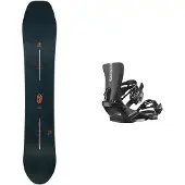 Burton - Snowboard - Ft High Fidelity 2026 in Legno - Taglia 154 cm - Nero