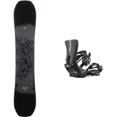 Rossignol - Snowboard freestyle/all-mountain - Pack Jibfluence 2026 in Legno - Nero