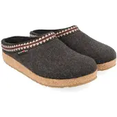 Haflinger Grizzly Lucky Pantofole (44, grigio)
