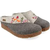 Haflinger Women's Grizzly Bienenglück Pantofole Donna (38, grigio)