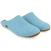 Haflinger Everest Fundus Pantofole (38, blu/turchese)