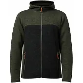 Ivanhoe Ron Hood Felpa di merino con cappuccio Uomo (L, nero)