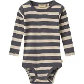 Wheat Tutina / body per bambino 'Freddie' beige / grigio scuro