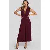 Madnezz House Tuta jumpsuit rosso vino