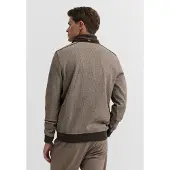 Bugatti Pullover marrone / bianco