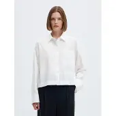 Selected Camicia Cropped Donne Bianco 34