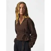 Pieces Camicia Di Jeans | Marrone | M