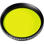 Leica 13073 Filtro Giallo E49 nero