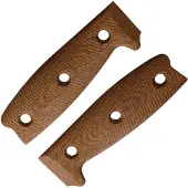 ESEE Handle scales Model 4 - 3D Micarta, marrone