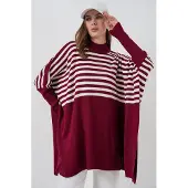 Big Dart Pullover borgogna