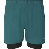 Endurance Kros 2-in-1 Shorts Pantaloncini da running Uomo (M, blu/turchese)