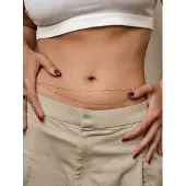 Hey Happiness Collana 'Layered Starburst and Pearl Belly' oro