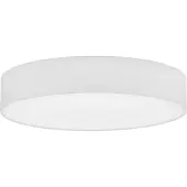 Eglo Plafoniera XL in tessuto Pasteri Ø 76cm bianco