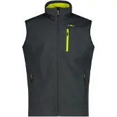 CMP Softshell Vest 3A02087N Gilet softshell Uomo (46, nero/grigio)