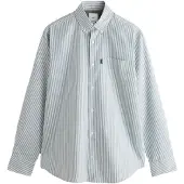 Next Camicia 'Easy Iron' smeraldo / bianco