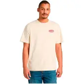 Timberland Gas Station Back Graphic Tee T-shirt Uomo (S, bianco)