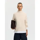 Selected Pullover Donne Bianco XXL