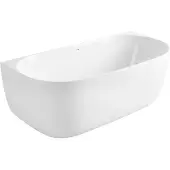 REA Vasca Addossata Alla Parete Eris 160 White