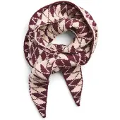 Pieces Sciarpa 'KOMMA ' beige / lilla