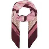Liu Jo foulard da donna con logo bordeaux
