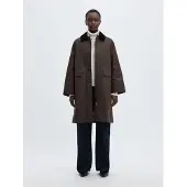 Selected Cappotto Lungo Donne Marrone 34